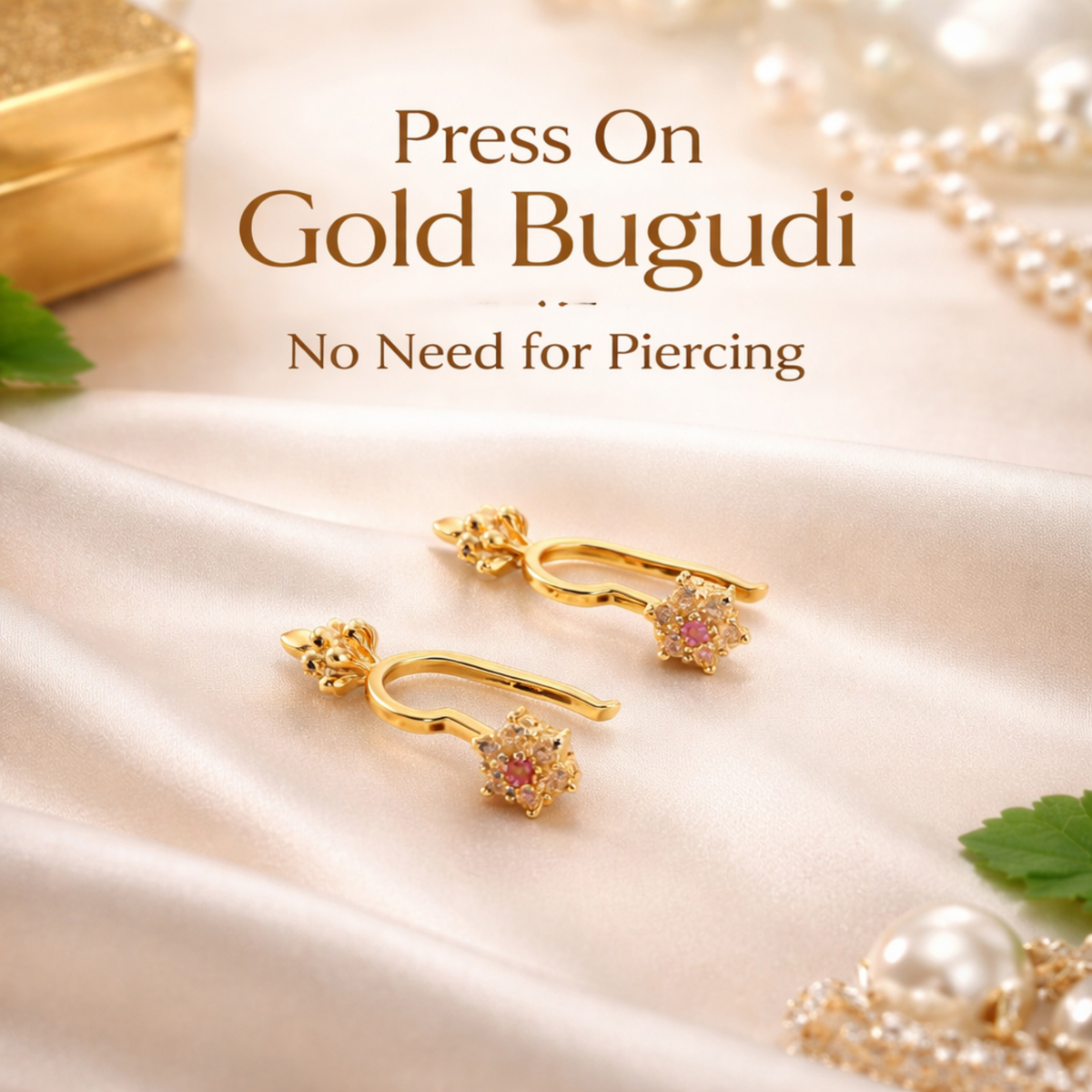 Vedira Traditional American Diamond Bugudi