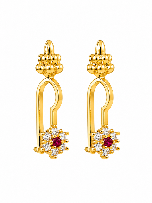 Vedira Traditional American Diamond Bugudi